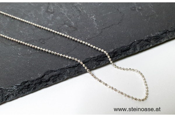 Kette Silber facettiert  45cm 